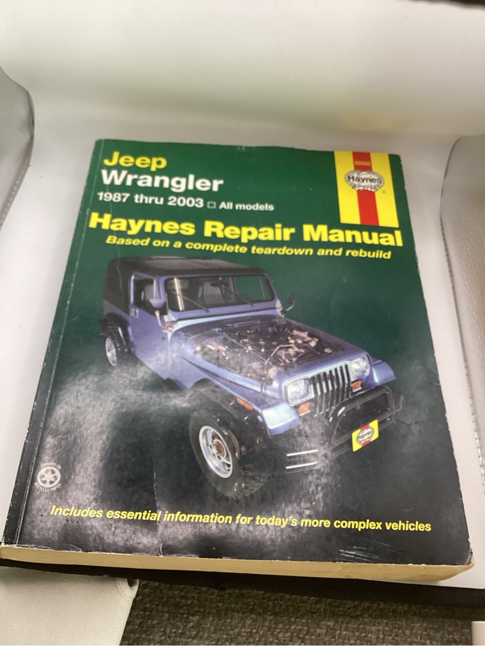 Haynes Repair Manual - Jeep Wrangler 1987-2003